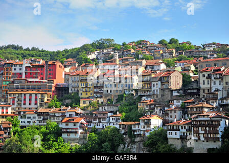 Veliko Tarnovo Altstadt, Sommer Blick auf eine schöne bulgarische Seite. Stockfoto