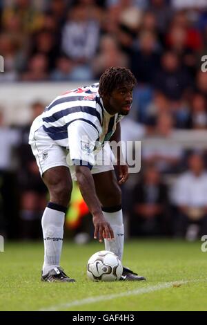 Fußball - FA Barclaycard Premiership - West Bromwich Albion gegen Fulham. Darren Moore, West Bromwich Albion Stockfoto