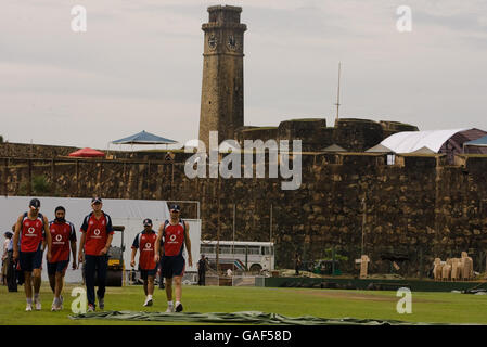 Fussball - England Netze Sitzung-Galle Stockfoto