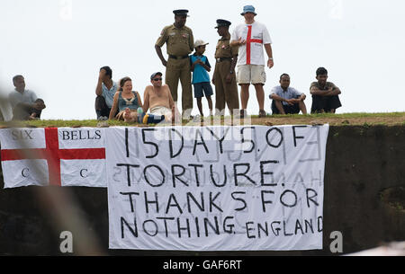 Cricket - dritten Test - Tag 5 - Sri Lanka V England - Galle International Stadium - Galle Stockfoto