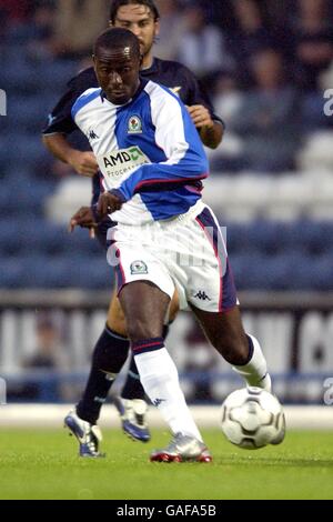 Fußball - freundlich - Blackburn Rovers gegen Lazio. Andy Cole, Blackburn Rovers Stockfoto