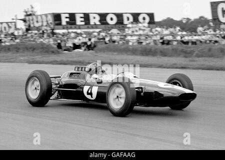 Formel-1-Autorennen - Großer Preis Von Großbritannien. Jim Clark in Aktion in seinem Lotus Climax Stockfoto