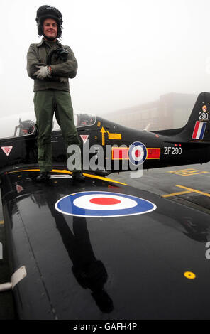 Prinz William tritt RAF Stockfoto