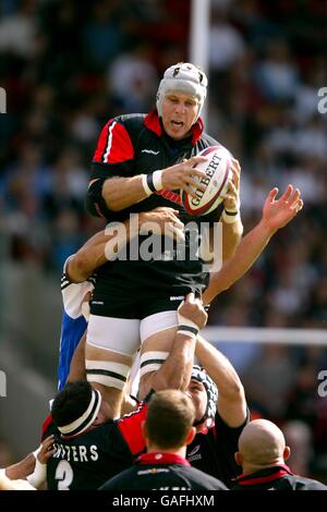 Rugby-Union - Zürich Premiership - Sarazenen V Bad Stockfoto
