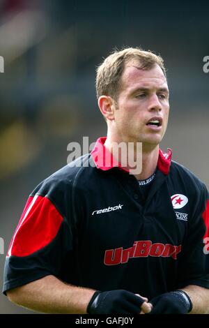 Rugby-Union - Zürich Premiership - Sarazenen V Bad Stockfoto