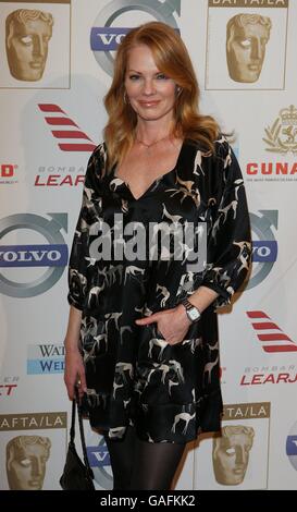 Bafta Tea Party - Los Angeles. Marg Helgenberger kommt zur BAFTA Tea Party im Beverly Hills Hotel, Los Angeles. Stockfoto