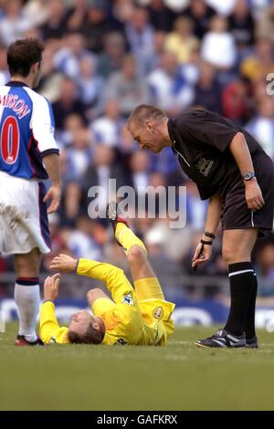 Fußball - FA Barclaycard Premiership - Blackburn Rovers V Leeds United Stockfoto