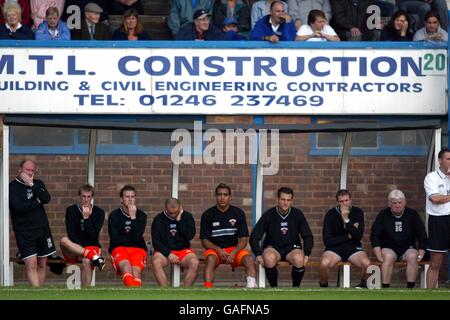 Fußball - bundesweit League Division Two - Chesterfield V Blackpool Stockfoto