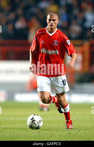 Fußball - Worthington Cup - zweite Runde - Charlton Athletic gegen Oxford United. Paul Konchesky, Charlton Athletic Stockfoto