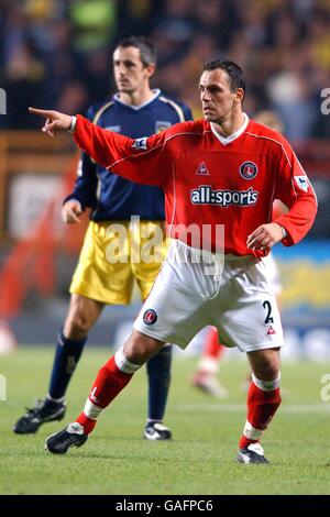 Fußball - Worthington Cup - zweite Runde - Charlton Athletic gegen Oxford United. Radostin Kishischev, Charlton Athletic Stockfoto