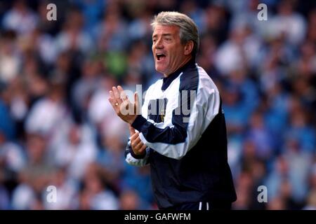 Fußball - FA Barclaycard Premiership - Manchester City / Everton. Manchester City Manager Kevin Keegan Stockfoto