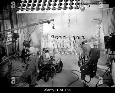 TV - Studio-Probe Stockfoto