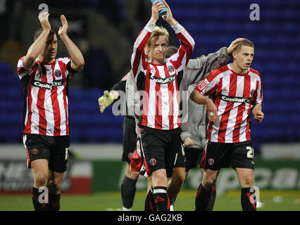 Fußball - FA-Cup - 3. Runde - Bolton Wanderers gegen Sheffield United - Reebok Stadium Stockfoto