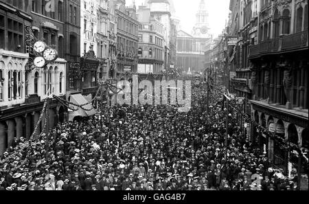 Royalty - Krönung von George V - London Stockfoto