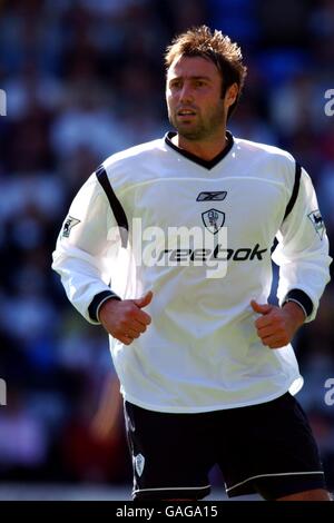 Fußball - FA Barclaycard Premiership - Bolton Wanderers / Aston Villa. Paul Warhurst Von Bolton Wanderers Stockfoto