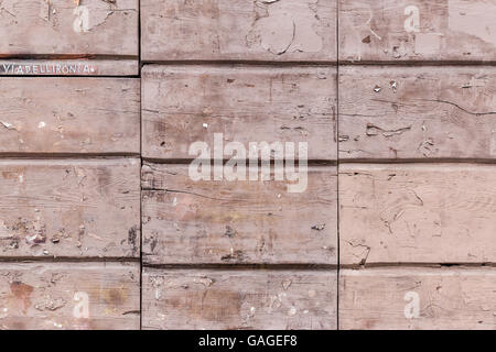 Holztür Textur, Outdoor-Foto Stockfoto