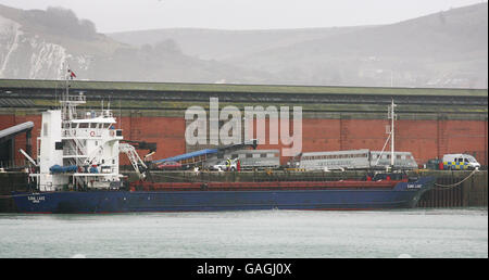 Crew-Mitglieder gefunden tot auf Schiff Stockfoto