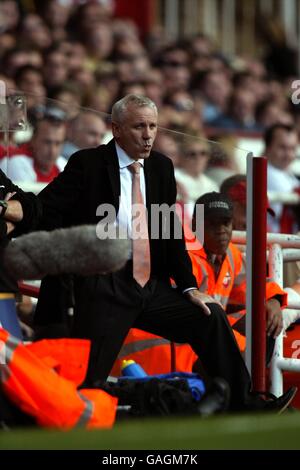 Fußball - FA Barclaycard Premiership - Arsenal gegen Sunderland. Peter Reid, Manager von Sunderland Stockfoto