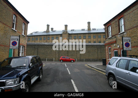 Brixton Gefängnis auf Lager Stockfoto