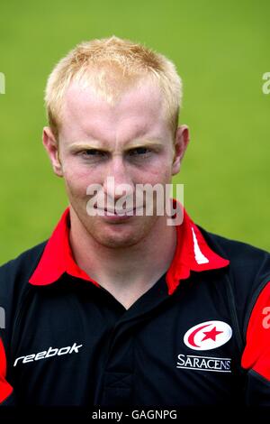 Rugby-Union - Zürich Premiership - Sarazenen Headshots Stockfoto