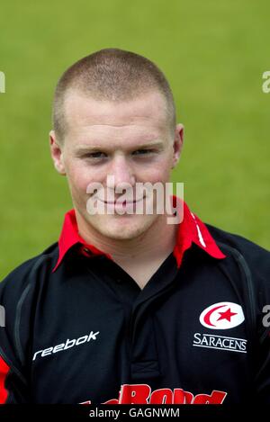 Rugby-Union - Zürich Premiership - Sarazenen Headshots Stockfoto