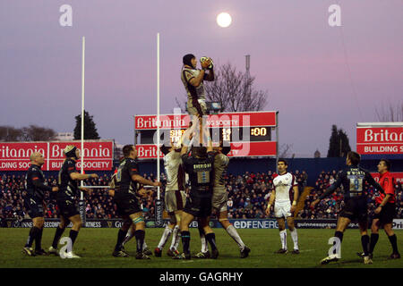 Rugby-Union - Guinness Premiership - Sale Sharks V Leicester Tigers - Edgeley Park Stockfoto