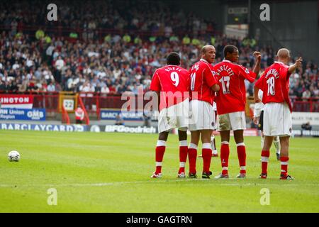 Fußball - FA Barclaycard Premiership - Charlton Athletic gegen Manchester United Stockfoto