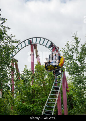 Die Wut des Drachen ritten Chessington World of Adventures Themenpark Stockfoto