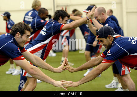 Cricket - England Trainingseinheit - Lincoln University Stockfoto