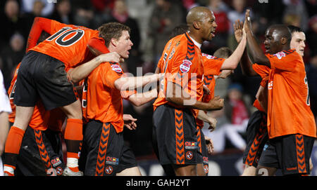 Fußball - CIS Insurance Cup - Halbfinale-Finale - Aberdeen gegen Dundee United - Tynecastle Stadium Stockfoto