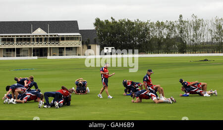 Cricket - England Trainingseinheit - Lincoln University Stockfoto