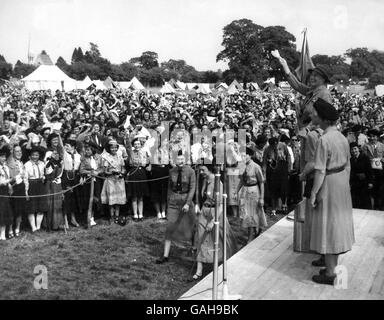 Girl Guide World Camp, Windsor Great Park Stockfoto