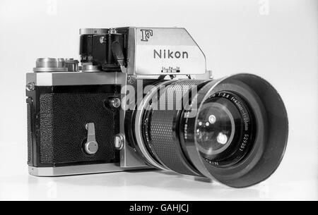 35mm Filmkameras Vintage Nikon FTN in die 1960er Jahre klassische Kamera gemacht Stockfoto