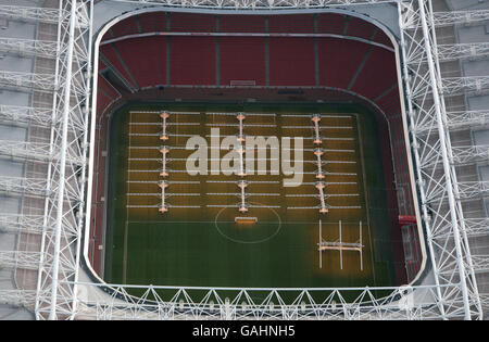 Luftaufnahme des Emirates Stadions. Eine Luftaufnahme des Emirates Stadium, Heimstadion des Arsenal Stockfoto