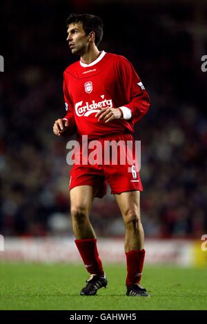 Fußball - Worthington Cup - Dritte Runde - Liverpool / Southampton. Markus Babbel, Liverpool Stockfoto