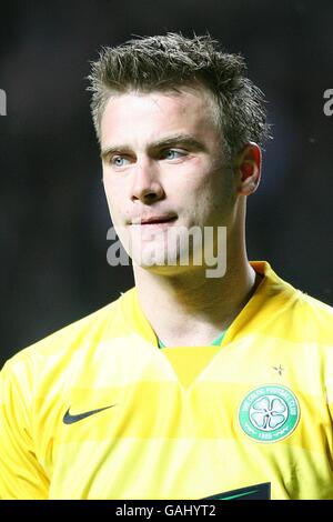 Fußball - UEFA Champions League - Celtic gegen Barcelona - Celtic Park. Artur Boruc, Keltisch Stockfoto