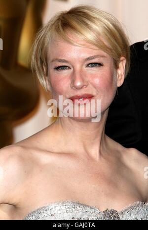 Die 80. Academy Awards - Pressebereich - Los Angeles. Renee Zellweger bei den 80. Academy Awards (Oscars) im Kodak Theater, Los Angeles. Stockfoto