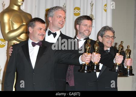 Die 80. Oscar-Verleihung - Pressespiegel - Los Angeles Stockfoto