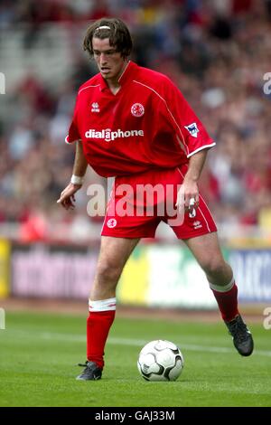 Fußball - FA Barclaycard Premiership - Middlesbrough / Bolton Wanderers. Franck Queudrue, Middlesbrough Stockfoto