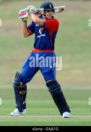 Englands Alastair Cook in Aktion während der ODI auf dem Queen Elizabeth II Ground, Christchurch, Neuseeland. Stockfoto