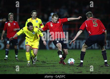 Fußball - internationale Freundschaftsspiele - Wales V Norwegen - Racecourse Ground Stockfoto