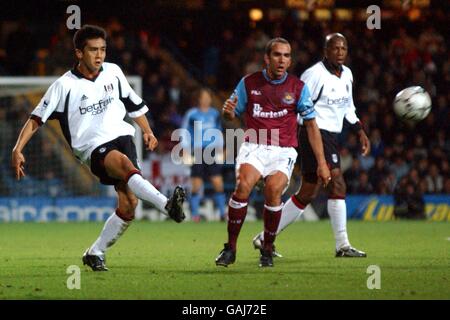 Fußball - FA Barclaycard Premiership - Fulham V West Ham Stockfoto