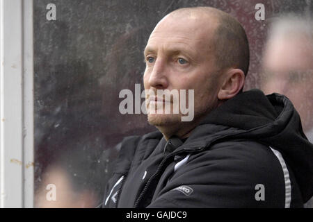 Fußball - Coca-Cola Football League Championship - Bristol City / Leicester City - Ashton Gate. Ian Holloway, Manager von Leicester City Stockfoto