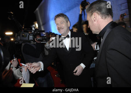 Weltpremiere und letzte Vorhang für das kleinste Kino - Swansea Stockfoto