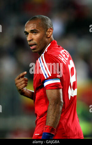 Fußball - International freundlich - Spanien - Frankreich - Rosaleda Stadium. Thierry Henry, Frankreich Stockfoto