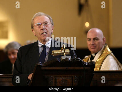 Ned Sherrin Trauerfeier - London Stockfoto