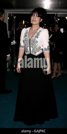 Lily Allen kommt zur Royal Film Premiere von The Other Boleyn Girl im Odeon West End Cinema, Leicester Square, London. Stockfoto