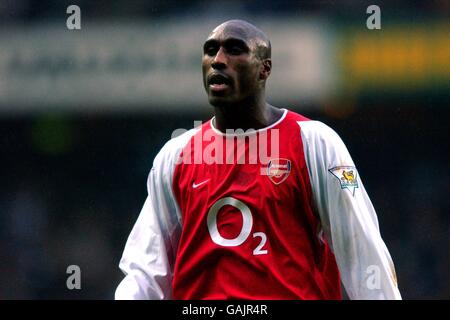 Fußball - FA Barclaycard Premiership - Tottenham Hotspur / Arsenal. Sol Campbell, Arsenal Stockfoto