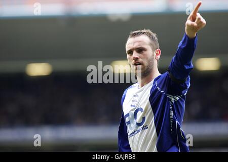 James McFadden von Birmingham City feiert nach dem Tor aus dem Elfmeter Punkt, um den Equalizer zu bewerten Stockfoto