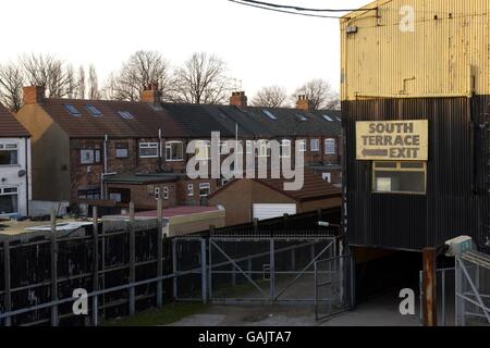 -Landesweite Liga Division Three - Hull City Ehemaliges Fußballstadion Stockfoto